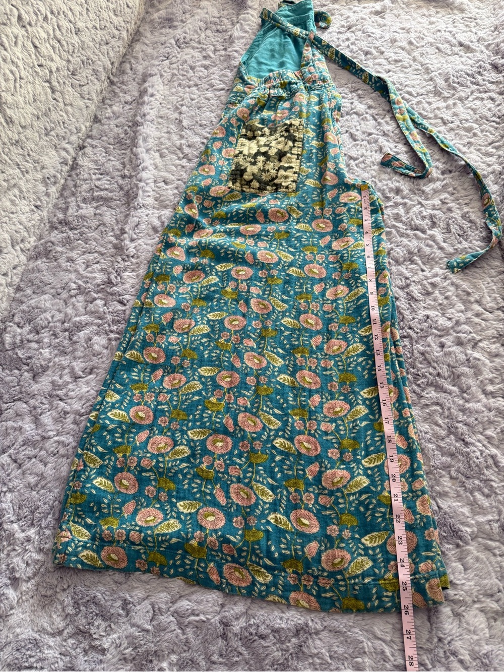 Natural Life | Dakota Tie-back Overalls | Floral | S - Picture 5 of 6